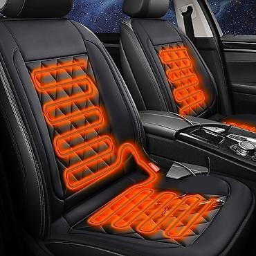 подогрев сидения: Чехлы С подогревом, цвет - Черный, Audi, Новый, Бесплатная доставка — 2