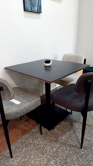 restoran stolu: Mətbəx masası, Yeni, Açılmayan, Mərmər, Kvadrat masa — 1