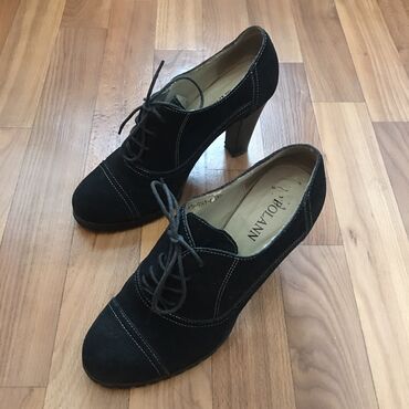 обувь 23 размер: Ботинки и ботильоны Polann, 37, цвет - Черный