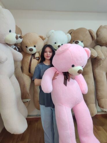 Игрушки: 🧸Мишка 160см 🔥🔥🔥 🧸60 см 1000 сом (Бесплатная доставка) 🧸80 см 1500 — 20