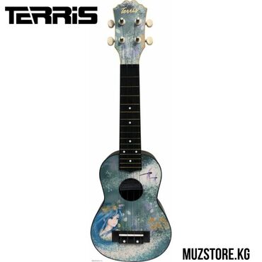гитара дешевле: TERRIS​ PLUS 70 DRIADA - укулеле с волшебной дриадой - прекрасной