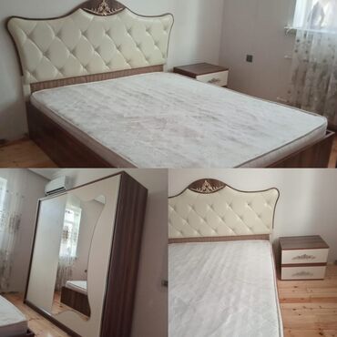 Yataq otağı dəstləri: Yataq dəsti satılır 270₼. Yaxşı vəziyyətdədir. Matrası var.Ünvan