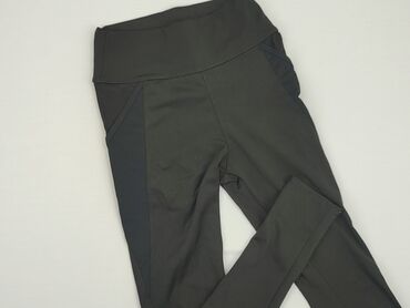 legginsy z siatka po boku: Leggings, L (EU 40), condition - Good