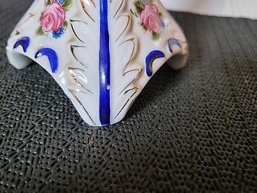 Ostali antikviteti: Vintaz svecnjak porcelanski. Porcelanaki nov svecnjak,perfektan — 9