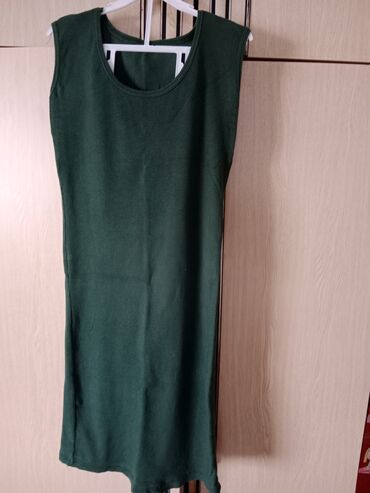pamučne haljine tunike: M (EU 38), color - Green, Other style, With the straps