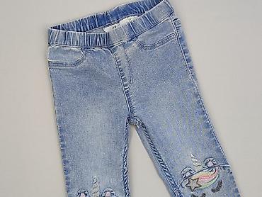 kik spodnice: Spodnie jeansowe, H&M, 4-5 lat, 110, stan - Bardzo dobry — 1