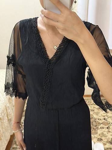 Платья: Qara zərif don - Marka: Miss City - Ölçü: S/M (etiketdə göstərilib) - — 2