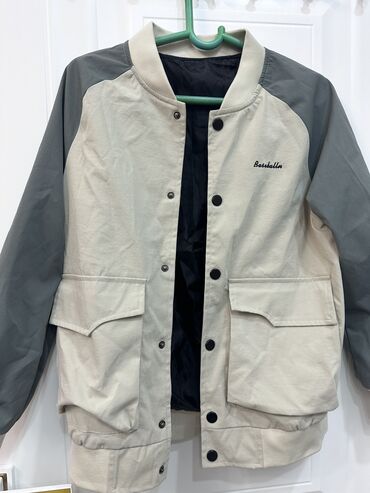 мужские оверсайз футболки: Куртка M (EU 38), цвет - Бежевый