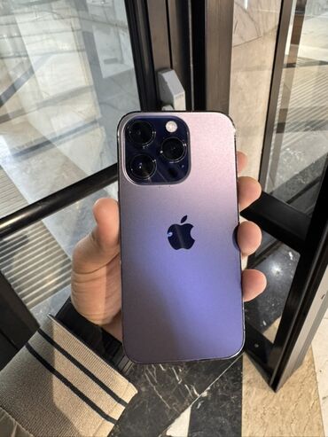 айфон xr в корпусе 14 про: IPhone 14 Pro, Колдонулган, 256 ГБ, Deep Purple, Коргоочу айнек, Каптама, 93 %
