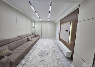 купить квартиру в строящемся доме в бишкеке: 2 комнаты, 66 м², Элитка, 10 этаж, Дизайнерский ремонт