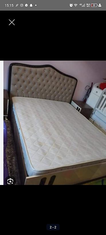 İki nəfərlik yataq dəsti - Ölçü: standart iki nəfərlik (təxmini