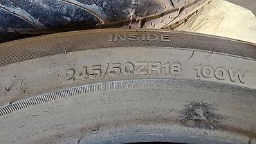 Шины: Продаю Шины летний размер 245.50R18 в отличном состоянии. Комплект — 4