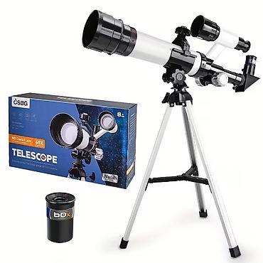 телескоп: HD örtüklü linzalı teleskop dəsti – 60X böyütmə - Optik sistem — 1