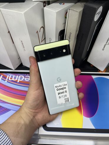 б у телефоны купить: Google Pixel 6, Б/у, 128 ГБ, цвет - Белый, 1 SIM, eSIM