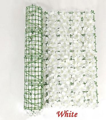 Baštenska dekoracija: 🌸 Dekorativna ograda od veštačkog cveća 3x1m 🌸 Ulepšajte svoju terasu — 6