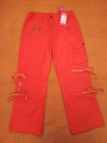 Джинсы и брюки: Джинсы и брюки, цвет - Оранжевый, Новый
