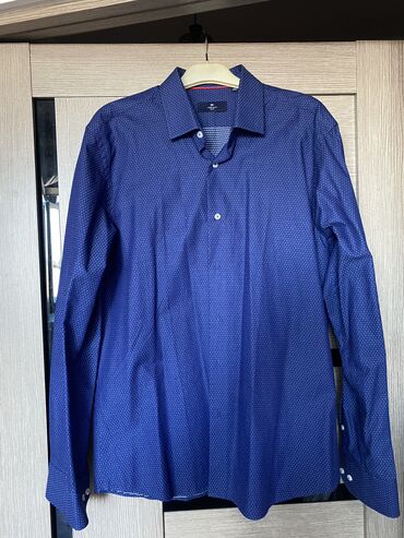 рубашка италия: Рубашка L (EU 40), цвет - Синий