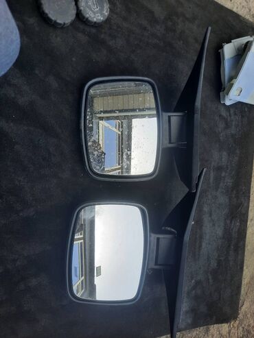 Зеркала: Боковое левое Зеркало Mercedes-Benz 2001 г., Б/у, цвет - Черный, Оригинал