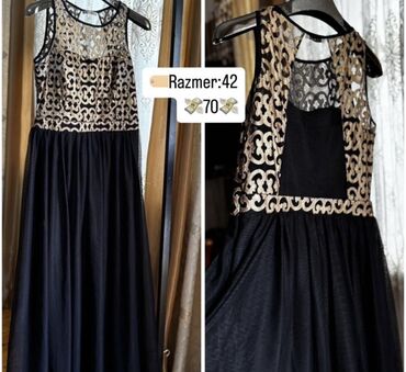 Ziyafət donları: Zərif ziyafət donları kolleksiyası - Kobalt-mavi uzun don: dərin — 10