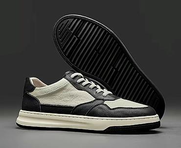 Кроссовки и спортивная обувь: Белые кросовки кожанные размер 42 качество отличное — 8