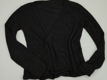 bluzki z dekoltem v czarne: Kardigan, XL, stan - Dobry