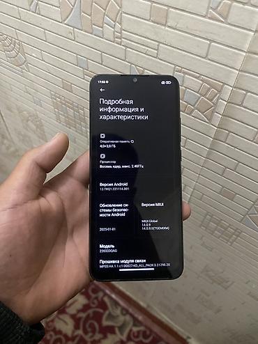 Уюлдук телефондор жана аксессуарлар: Redmi, Redmi 10C, Колдонулган, 64 ГБ, түсү - Кара, 2 SIM — 4
