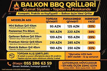 Manqallar, qrillər, barbekyu: Məhsul: Suitcase Grill – Portativ BBQ (Model SG-45 / SB-600S) Təsvir — 6