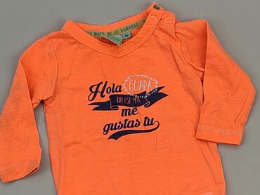pomarańczowa koszulka dziecięca: Bluzka, Wcześniak, stan - Dobry