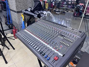 Mikşerlər: Dynacord Powermate 1600 mikser/pult - 16 mono mikrofon/xət girişi + — 1