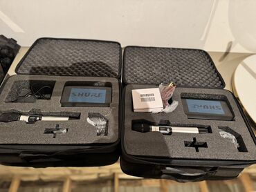Mikrofonlar: İki ədəd simsiz əl mikrofonu dəsti + daşıma çantası - Komplekt: 2 — 6