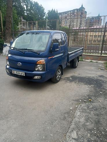 apollo solo: Hyundai Porter II — компактный бортовой грузовик, синий цвет кузова — 2