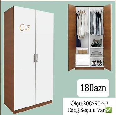 Gənc yataq dəsti və şkaf 1) İkiqapılı paltar dolabı - Ölçü: 200×90×47 at lalafo.az — 1 Gənc yataq dəsti və şkaf 1) İkiqapılı paltar dolabı - Ölçü: 200×90×47 — 1
