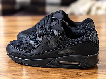 найк аир макс 90: Мужские кроссовки, 41, Nike, Б/у, цвет - Черный, Самовывоз — 4