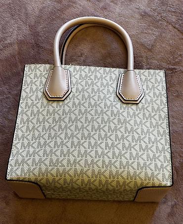 Çantalar: Michael Kors tote çanta (ORIGINAL) - Model: MK monoqram naxışlı tote — 2