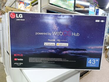 4к телевизор бишкек: Телевизор LG 43', ThinQ AI, WebOS 5.0, Al Sound, Ultra Surround