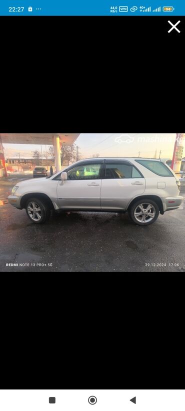 Lexus: Lexus RX: 2001 г., 0.3 л, Автомат, Газ, Внедорожник