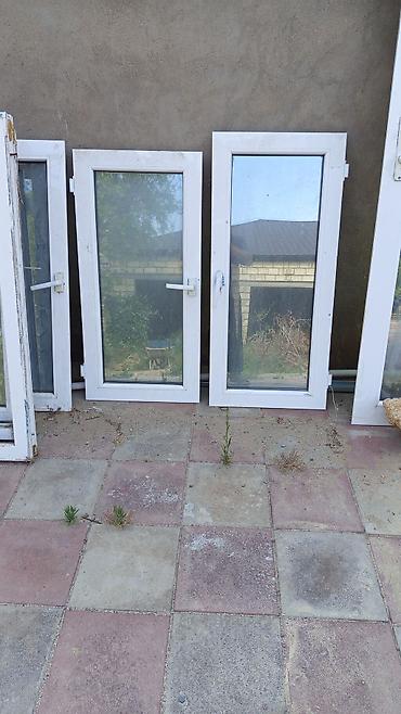 ucuz jaluzi perde: PVC qapı-pəncərə dəsti - Material: ağ rəngli PVC profillər - Şüşə — 4