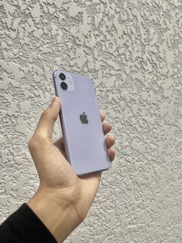 линза на спринтер: IPhone 11, Колдонулган, 64 ГБ, Deep Purple, 100 %