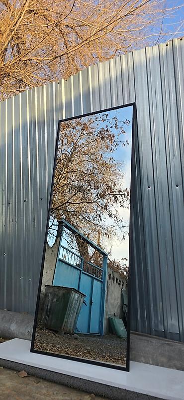 Зеркала: В наличии! Тёмно-коричневое зеркало, рамка ПВХ. Ширина рамки: 1,4 см — 1