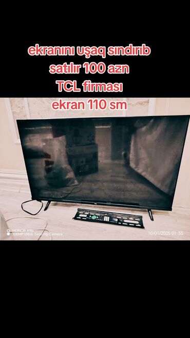 Televizorlar: İşlənmiş Televizor TCL 43" Ünvandan götürmə, Ödənişli çatdırılma