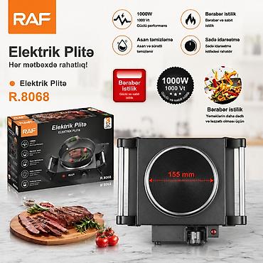 Elektrik sobaları: №: 9227 Məhsulun adı: Masaüstü elektrik bişirici RAF R.8068 Brend: RAF — 1