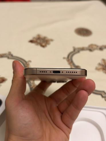 ipad pro 11 m2: IPhone 16 Pro Max, 256 GB, Desert Titanium, Zəmanət, Simsiz şarj, Face ID — 6