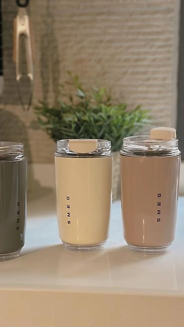 Термо идиштер: Термокружка Smeg (travel mug) - Объем: ориентировочно 350–400 мл — — 4