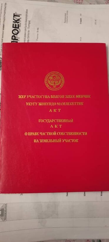 жер сатылат гектар: 8 соток, Бизнес үчүн, Кызыл китеп