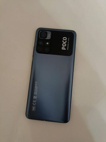 smart android tv box: Poco M4 Pro 5G, цвет - Синий, Сенсорный