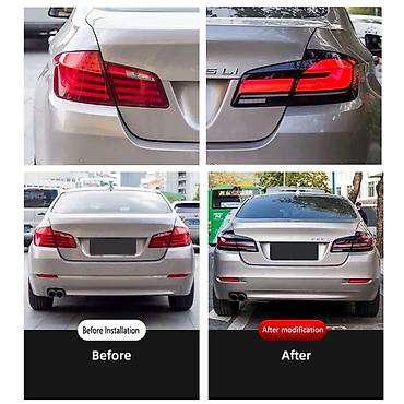 202 stop: BMW 5 Series F10 (2011–2016) üçün arxa LED stop fənər dəsti - Model — 2
