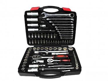 Setovi ručnog alata: Komplet alata u koferu – bogat set nasadnih gedora, bitova i ključeva — 2