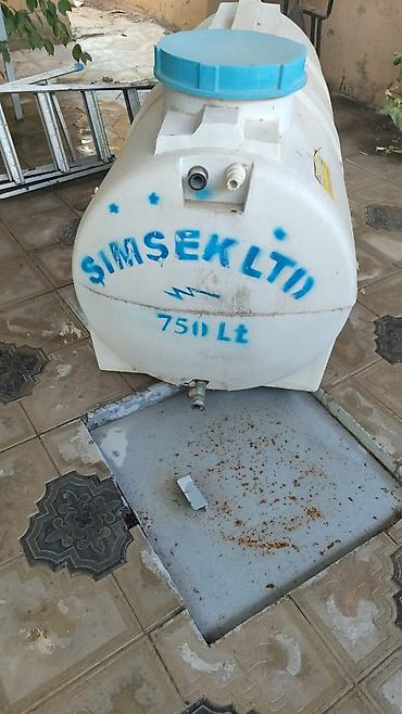 plastik çenler: Şimşək LTD su çəni – 750 litr - Həcm: 750 L - Material: Qalın divarlı — 1