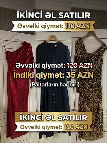 coco chanel perfume: Məhsul: Qadın geyimləri – 3 fərqli don (ikinci əl) Təsvir: - Qırmızı — 1