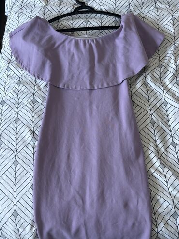 crne haljine svecane: S (EU 36), color - Lilac, Evening, Without sleeves